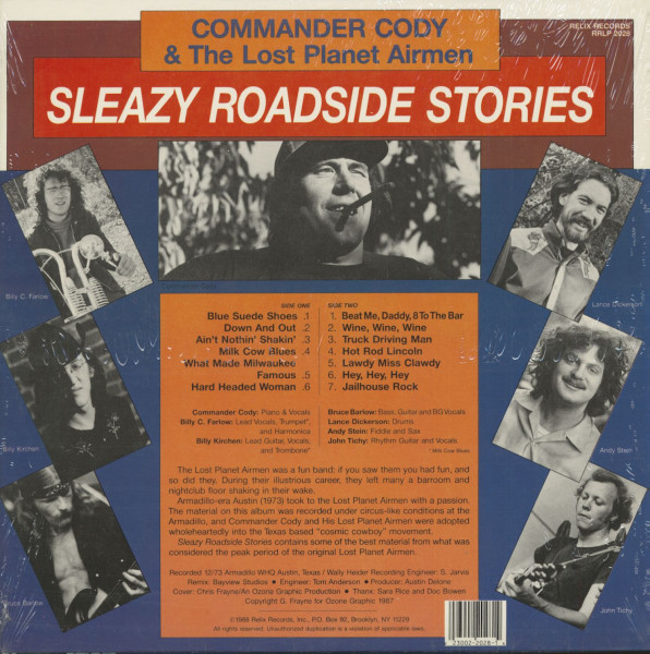 Sleazy Roadside Stories (LP)