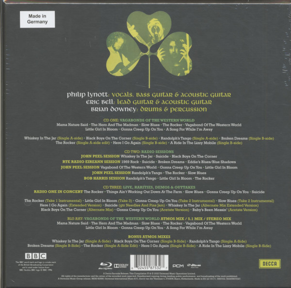 Vagabonds Of The Western World - 50th Anniversary (3-CD + 1 Blue-Ray Box Set)