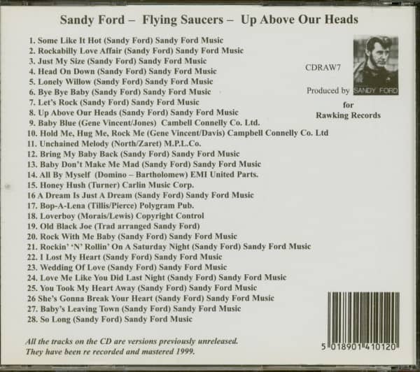Flying Saucers - Up Above Our Heads (CD)