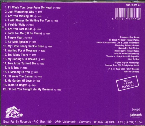 Jim & Jesse 1952-1955 (CD)