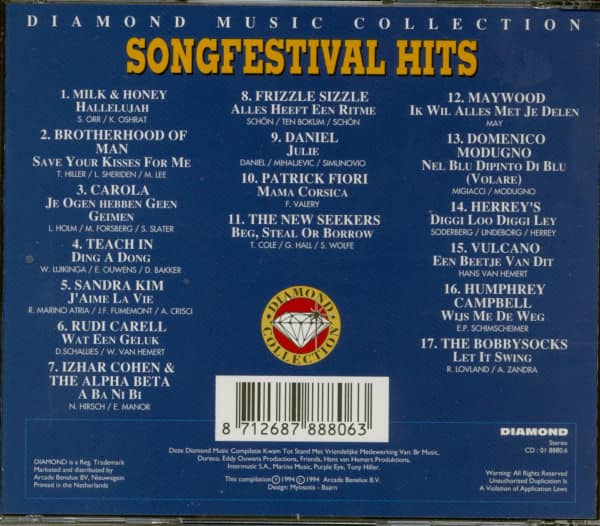 Songfestival Hits (CD)