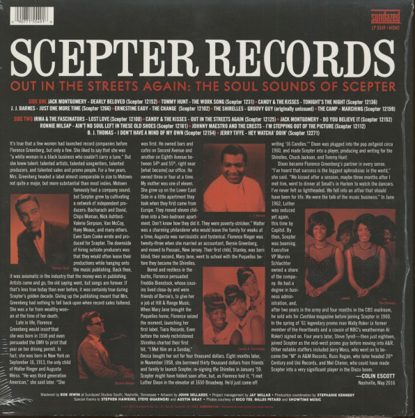 Out In The Streets Again - The Soul Sounds Of Scepter (LP)