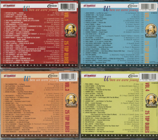 When We Were Young - 100 Great Original Oldies (4-CD)