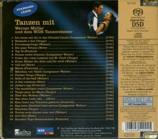 Tanzen mit Werner Müller und dem WDR Tanzorchester (CD)
