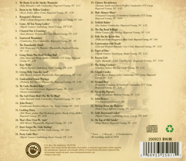 Old Time Smoky Mountain - Music (CD)