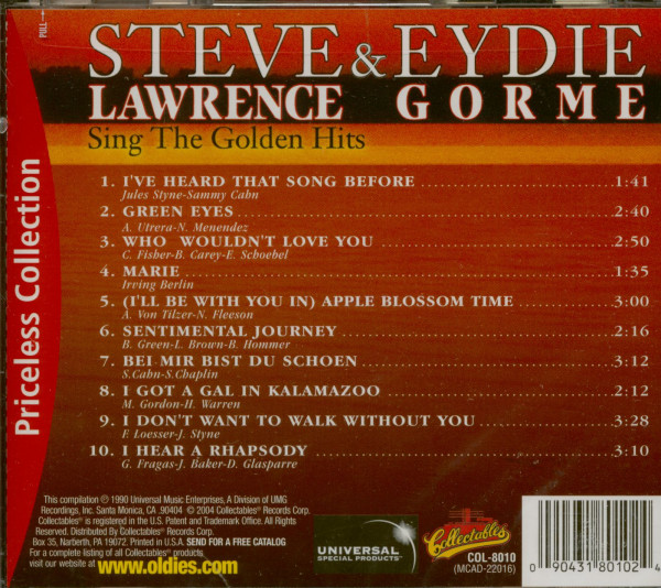Sing The Golden Hits (CD)