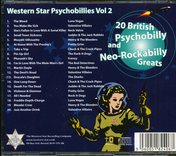 Western Star Psychobillies Vol.2 (CD)