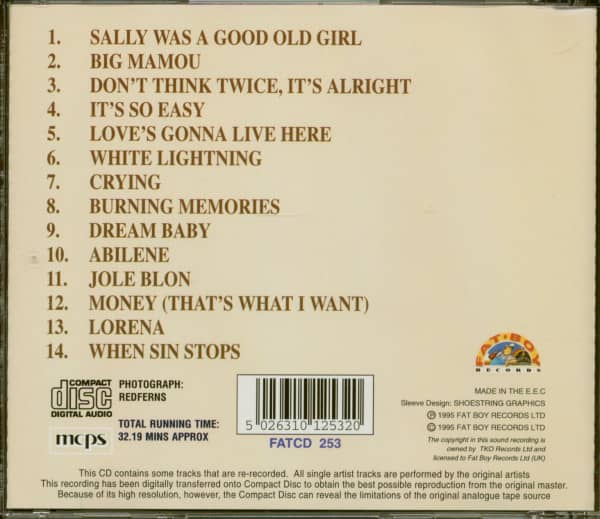 With Buddy Holly & King Curtis (CD)