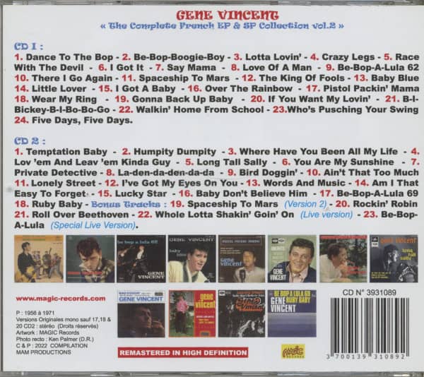 The Complete French EP & SP Collection Vol.2 (2-CD)