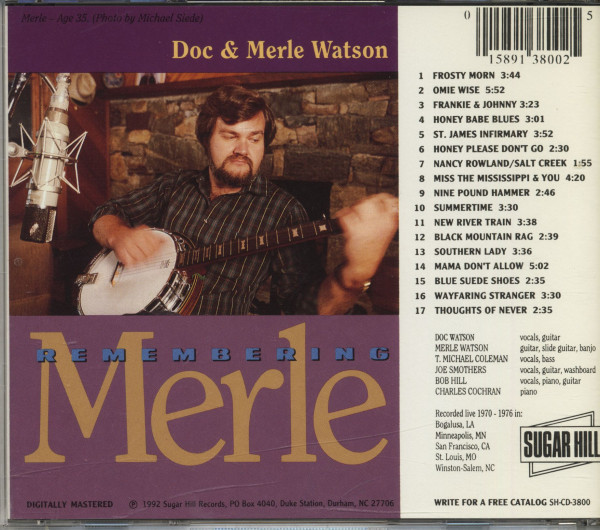 Remembering Merle (CD)
