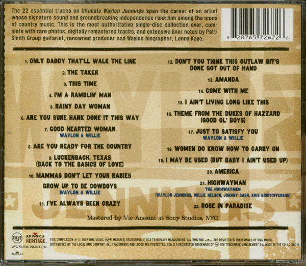 Ultimate Waylon Jennings (CD)