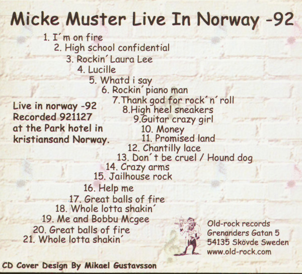 Live In Norway -92 (CD)