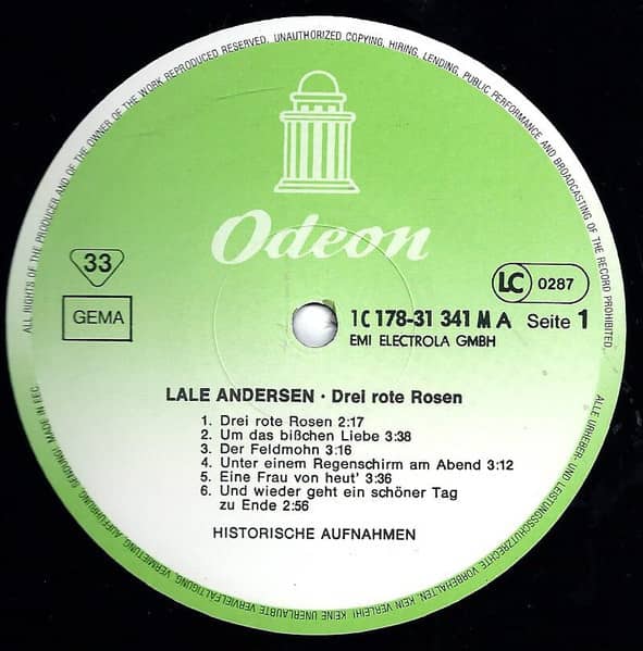 Drei Rote Rosen (2 LP)