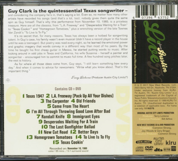 Live From Austin TX (CD & DVD)