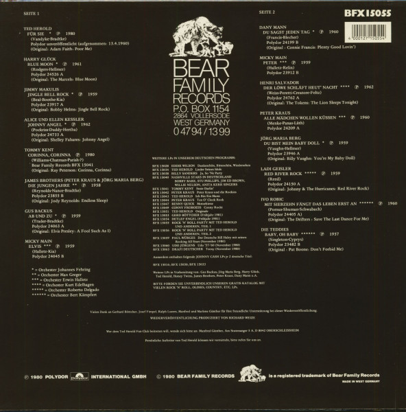 Rock'n'Roll Party mt Ted Herold und anderen - Teil 1 (LP)