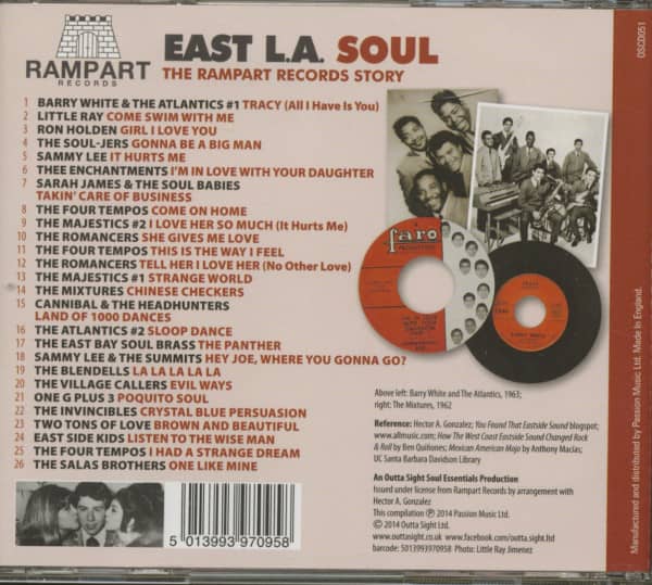 East L.A. Soul - Rampart Records 1963-71 (CD)