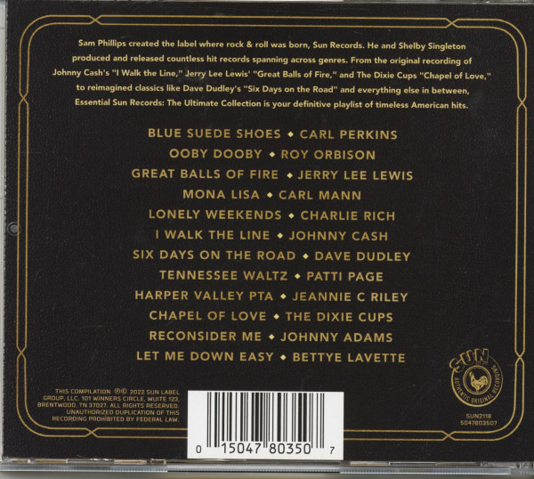 Essential Sun Records - The Ultimate Collection (CD)