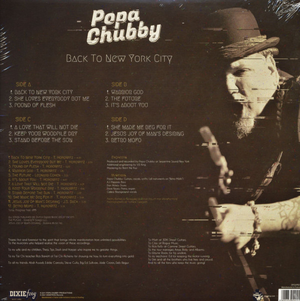 Back To New York City (LP & MP3-Download)