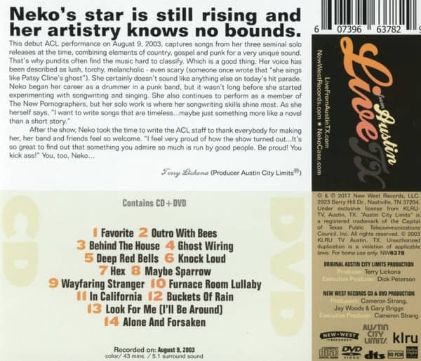 Live From Austin TX (CD + DVD)