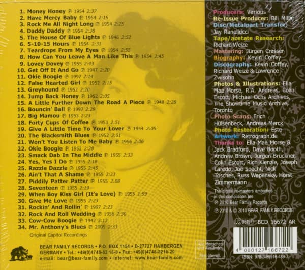 Ella Mae Morse - Rocks (CD)