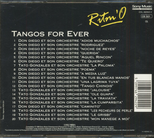 Ritm'O - Tangos For Ever (CD)