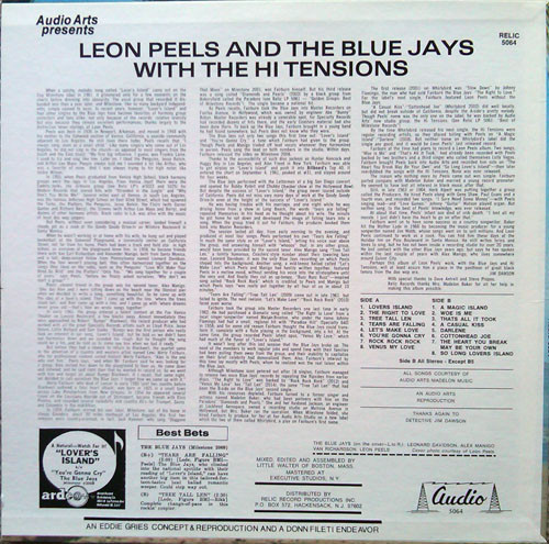 Lovers Island - The Blue Jays Featuring Leon Peels (LP)