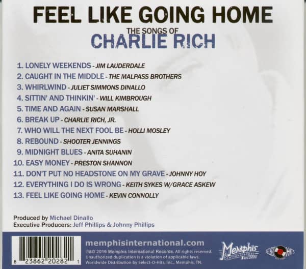 Feel Like Going Home - The Songs Of Charlie Rich (CD)