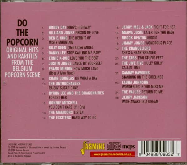 Do The Popcorn - Original Hits and Rarities from Belgium’s Popcorn Scene (CD)