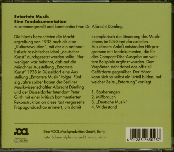 Entartete Musik (4-CD)
