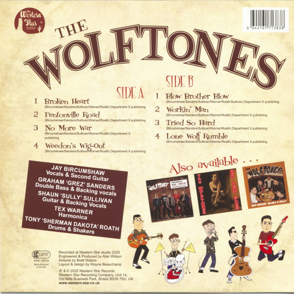 Lone Wolf Rumble (LP, 10inch, colored Vinyl)