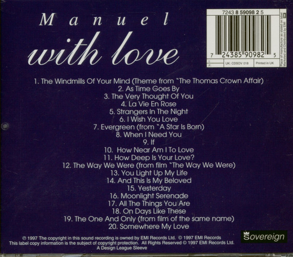 Manuel With Love (CD)
