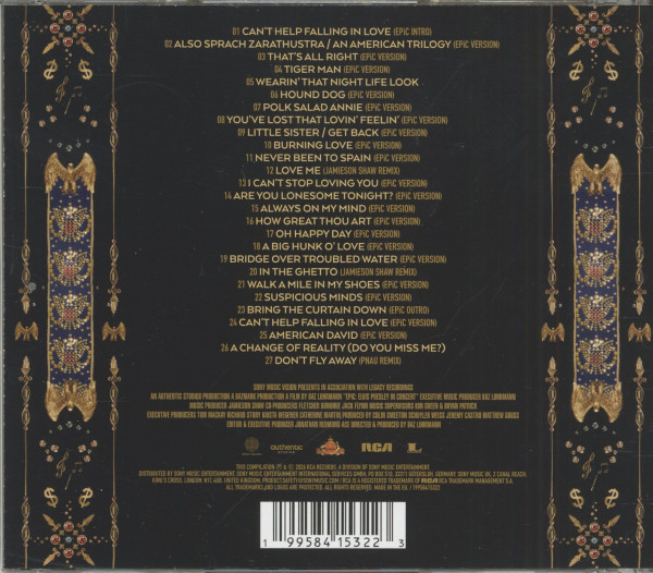 Baz Luhrmann’s EPiC - Elvis Presley In Concert - Original Motion Picture Soundtrack (CD)