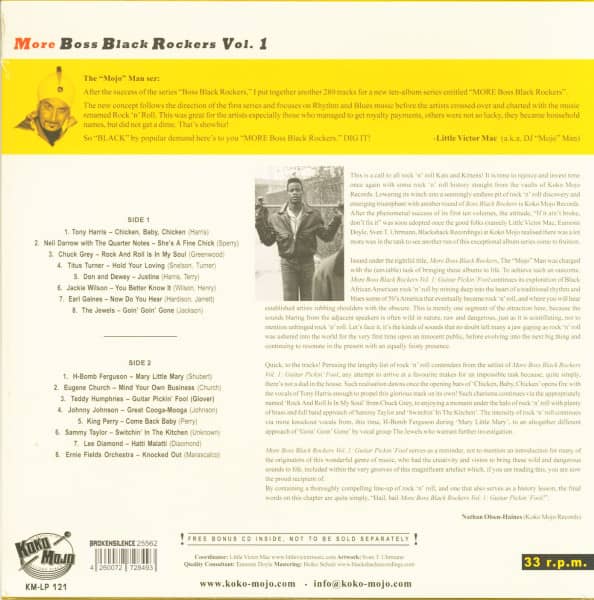 More Boss Black Rockers Vol.1 - Guitar Pickin' Fool (LP+CD)