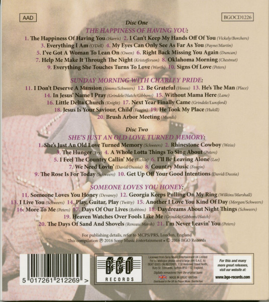 Four Charley Pride Albums On Two Discs (2-CD)