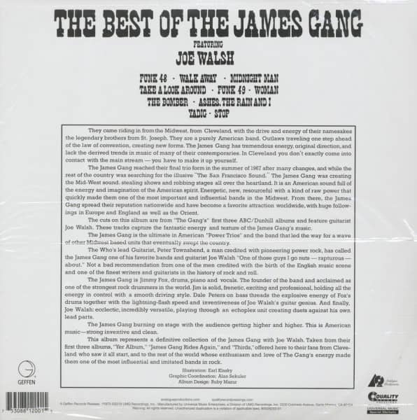 The Best Of The James Gang (LP, 200g Vinyl)