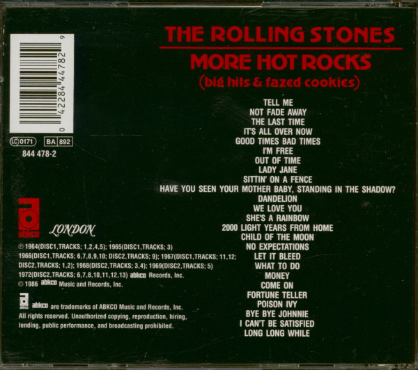 More Hot Rocks - Big Hits & Fazed Cookies (2-CD)
