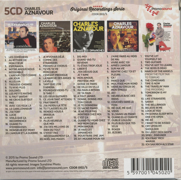 Retrospective 1952-1962 (5-CD Box)
