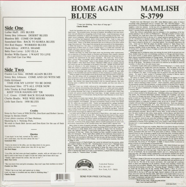 Home Again Blues (LP)