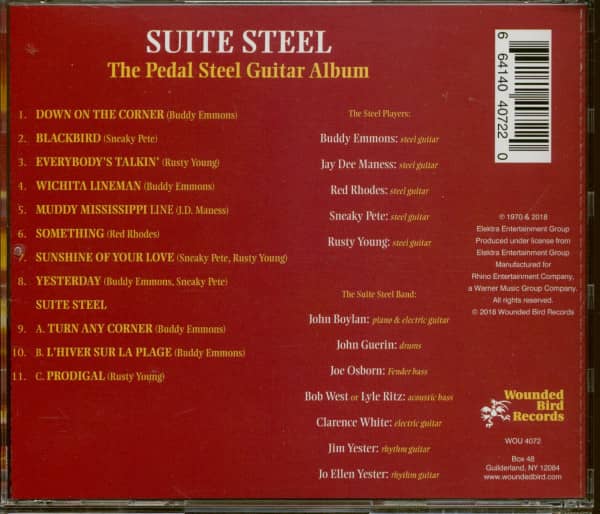 Suite Steel - The Pedal Steel Guitar Album (CD)