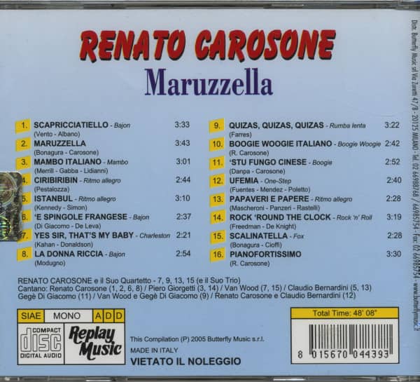 Maruzzella (CD)