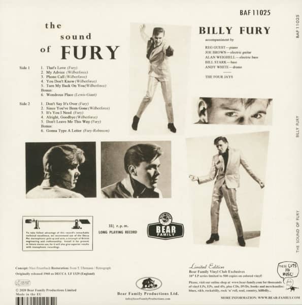 The Sound Of Fury (LP, 10inch, Ltd.)