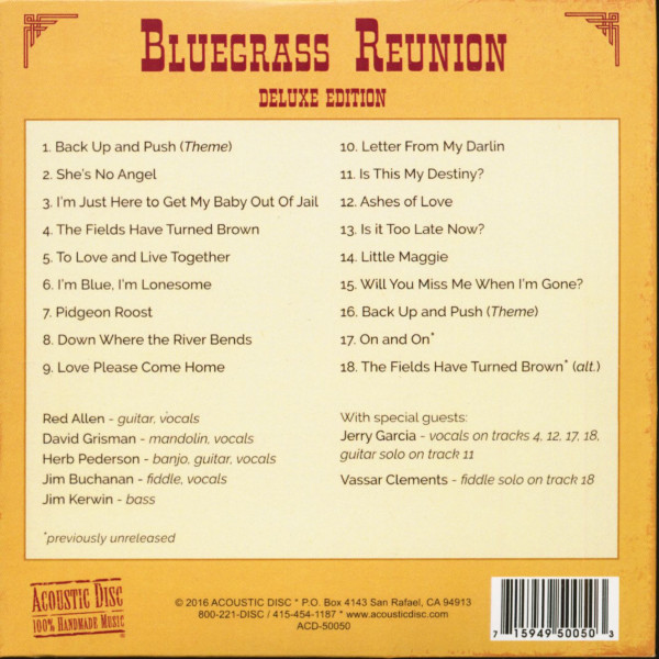 Bluegrass Reunion - Deluxe Edition (CD)