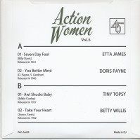 Preview: Action Women Vol.5 - A female Soul Rhythm&Blues Explosion! (7inch, 45rpm, EP) Preview: Action Women Vol.5 - A female Soul Rhythm&Blues Explosion! (7inch, 45rpm, EP)