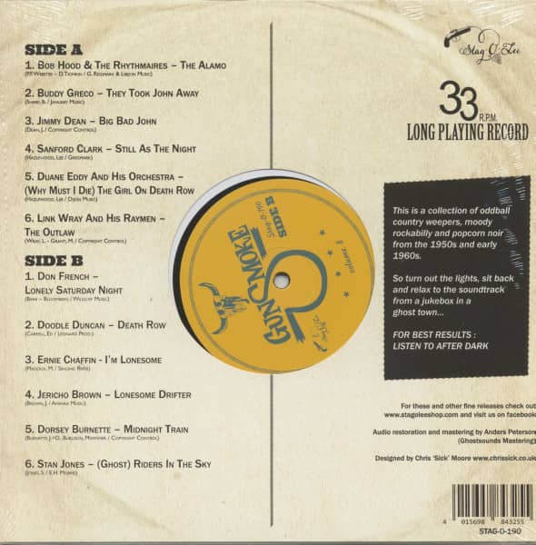 Gunsmoke Volume 8 (Dark Tales Of Western Noir From The Ghost Town Jukebox (LP, 10inch)
