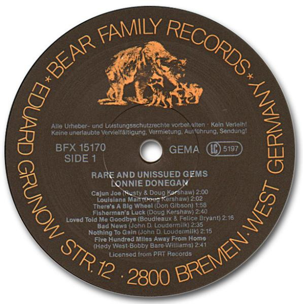 Rare And Unissued Gems (LP)