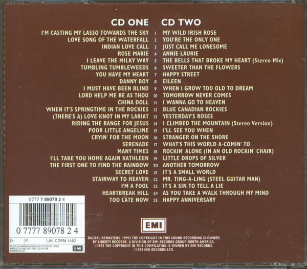 Slim Whitman - 50 Original Tracks (2-CD)