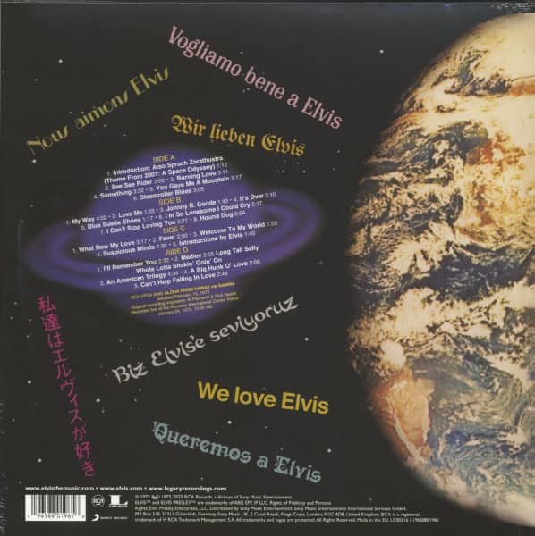 Aloha from Hawaii via Satellite (2-LP)