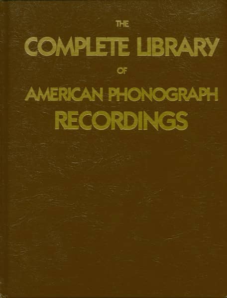 The Complete Library Of American Phonograph Recordings 1959