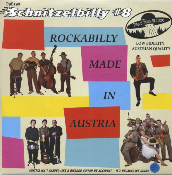 Schnitzelbilly No.8 - Rockabilly Made In Austria (7inch, colored Vinyl, EP, 33rpm, Ltd.) Schnitzelbilly No.8 - Rockabilly Made In Austria (7inch, colored Vinyl, EP, 33rpm, Ltd.)