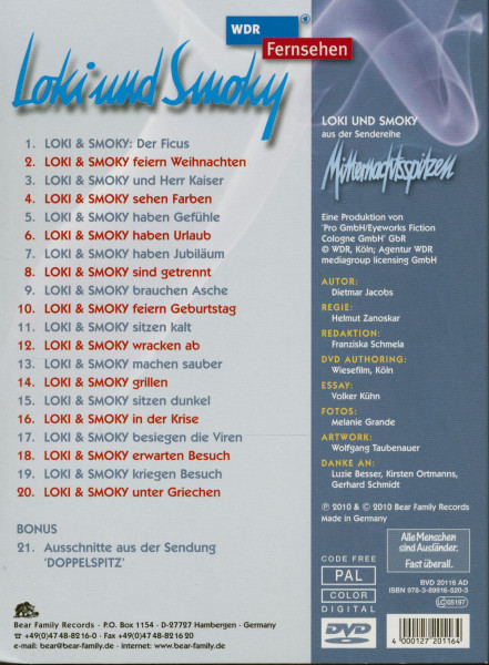 Loki und Smoky - Uwe Lyko (Herbert Knebel) & Wilfried Schmickler (DVD)